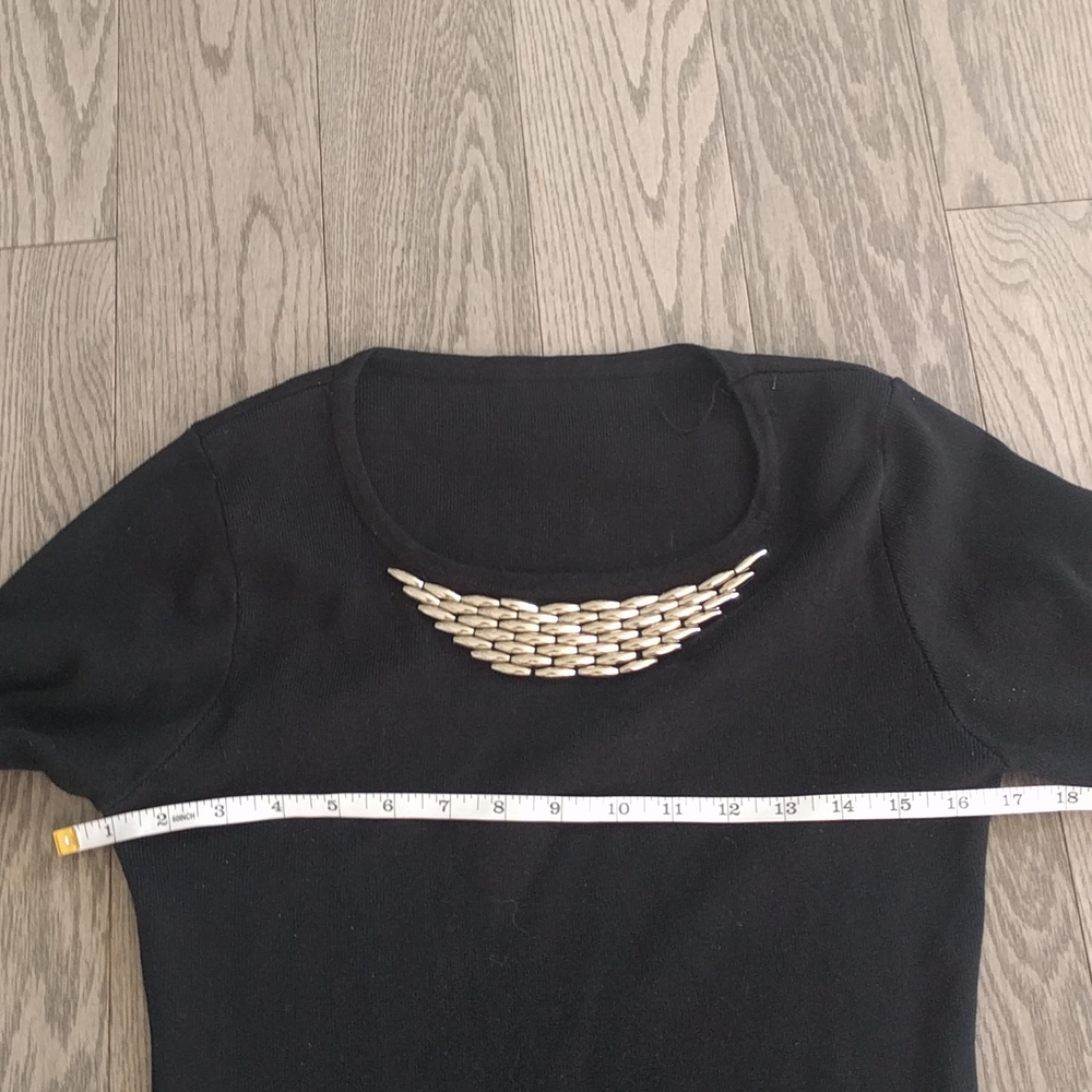 Beautiful black knitting dress 🍀🍀👗 - Picture 6 of 8